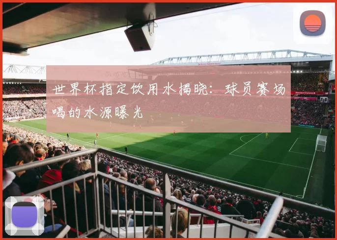 世界杯指定饮用水揭晓：球员赛场喝的水源曝光