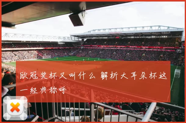 欧冠奖杯又叫什么 解析大耳朵杯这一经典称呼