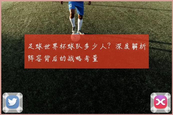 足球世界杯球队多少人？深度解析阵容背后的战略考量